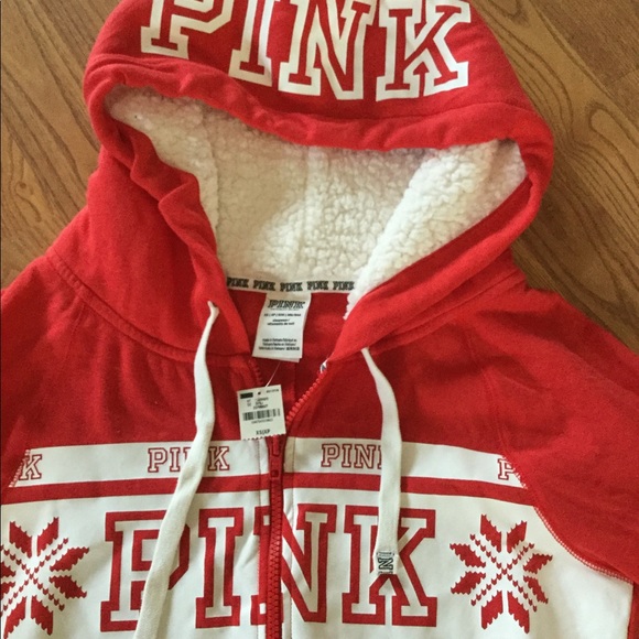 Victoria's Secret PINK cozy hooded onesie, NEW - Picture 4 of 6